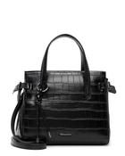 Tamaris Classic Clutch Handbag Croco Black image