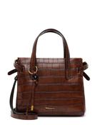 Tamaris Classic Clutch Handbag Croco Wine image