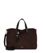 Tamaris Large Soft Attache Bag Dark Brown