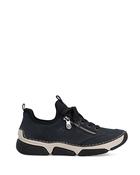 Rieker Laced Trainer Zip Dark Navy image