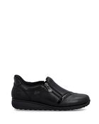 Rieker Classic Zip Shoe Black