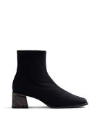 Gioseppo Fabric Ankle Boot Black Walnut