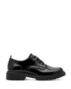 Jana Classic Chunky Brogue Black Patent image