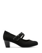 Jana Jet Velvet Mary Jane Black image