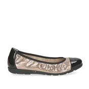 Caprice Classic Pump Taupe Reptile Comb