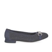 Caprice Classic Weave Pump Off Navy Comb