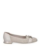 Caprice Classic Low Court Buckle White Comb image