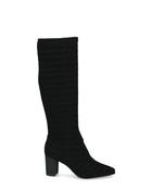 Caprice High Heel Knee High Stretch Boot Black image