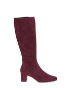 Caprice Stretch Knee High Boot Bordeaux Stretch