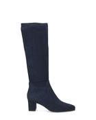 Caprice Stretch Knee High Boot Navy Stretch image