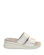 Caprice Velcro Open Wedge Sandals