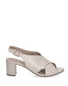 Caprice High Criss Sandal Cream Pearl