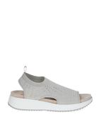 Caprice Sparkle Knit Sandals Grey