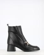 Cinders Edit Classic Buckle Trim Boot Black