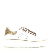 Cinders Edit Dia Lace Trainer White Gold