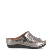 Cinders Edit Wedge Slide Platin