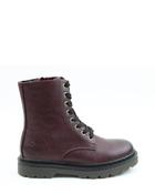 Heavenly Feet Justina Laced Boot Burgundy image