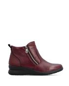 Rieker Double Zip Boot Wine Red image
