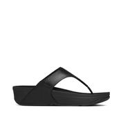 Fitflop Lulu Leather Toe Post Black