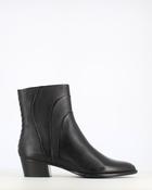 Regarde Le Ciel Lori Leather Ankle Boot Black image