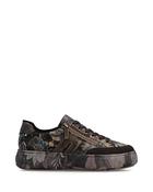 Rieker Flatform Trainer Black Pastel