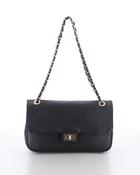 Marina Galanti Quilted Leather Shoulder Bag Black image