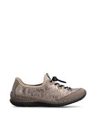 Rieker Laced Toggle Shoe Chestnut/Black