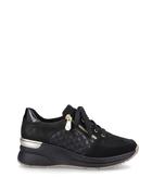 Rieker Wedge Trainer Black/Gold image