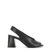 Cinders Edit Leather Slingback Black