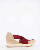 Gioseppo Sagay Summer Wedges Burgundy image