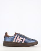 Heavenly Feet Steffi Trainer Navy/Pink/Choc image