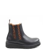 Heavenly Feet Triton Chelsea Ankle Boot Black/Leopard image