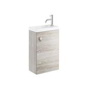 Crosswater Alo Cloakroom Vanity Unit With Basin &amp;amp; Chrome Handle