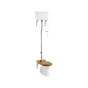 Burlington Regal High-Level Toilet With Comfort Height Pan Traditional image