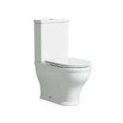 Lansdown Rimless Short Projection Close Coupled Toilet With Soft Close Seat image
