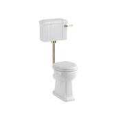 Burlington Regal Low-Level Toilet With Comfort Height WC Pan Traditional image