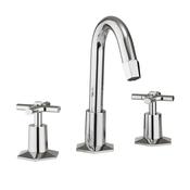 Waldorf Chrome Crosshead Basin 3 Hole Set image