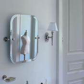 Burlington Arcade Rectangular Swivel Mirror with Curved Corners image