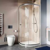 Crosswater Clear 6 Quadrant Shower Door - Silver image