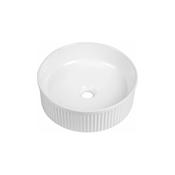 Flauto Fluted Round Countertop Basin 375mm image