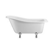 Burlington Buckingham Slipper Bath With Standard Feet 1500mm Acrylic image