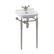 Burlington Guild White Rectangular Basin With Washstand image