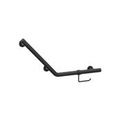 Crosswater Angled Grab Bar with WC Roll Holder