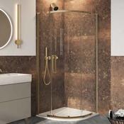 Crosswater Asura Quadrant Shower Door - Brushed Brass image