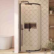 Crosswater Asura Quadrant Shower Door - Matt Black image