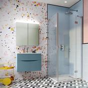 Crosswater DESIGN 8 Inline Hinged Shower Door &amp;amp; Optional Side Panel