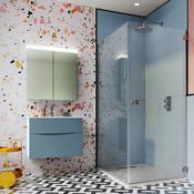Crosswater DESIGN 8 Hinged Shower Door &amp;amp; Optional Side Panel - Chrome