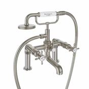 Burlington Guild Crosshead Bath Shower Mixer with Handset image