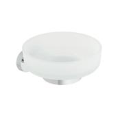 VADO Life Frosted Glass Soap Dish &amp;amp; Holder