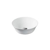 Riviera Countertop Round Basin - White image